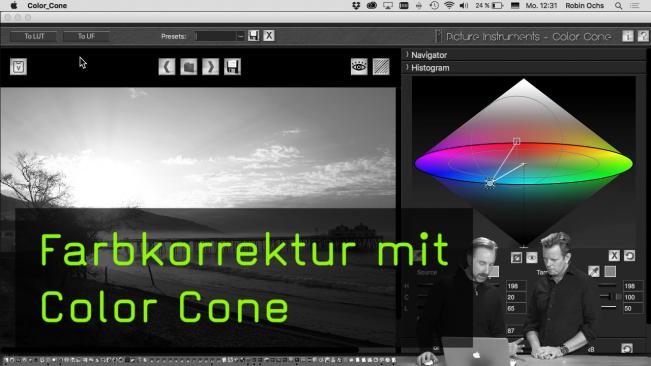 Farbkorrektur mit Color Cone