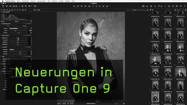 Neuen Funktionen in Capture One 9