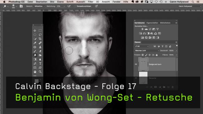 Retusche von Portraitfotos in SW