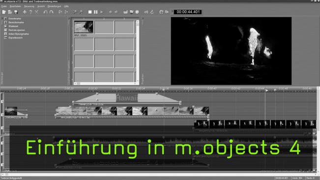 Bild- und Tonbearbeitung in m.objects