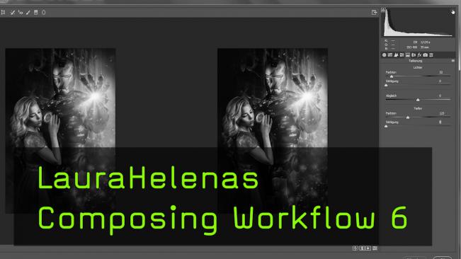 Composing Workflow von Laura Helena, Iron Man, Camera Raw