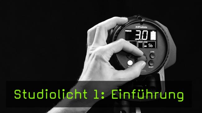 Studiolicht 1: Einführung