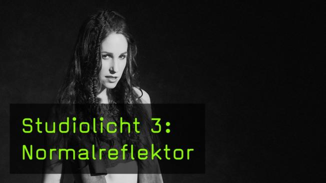 Studiolicht 3: Normalreflektor