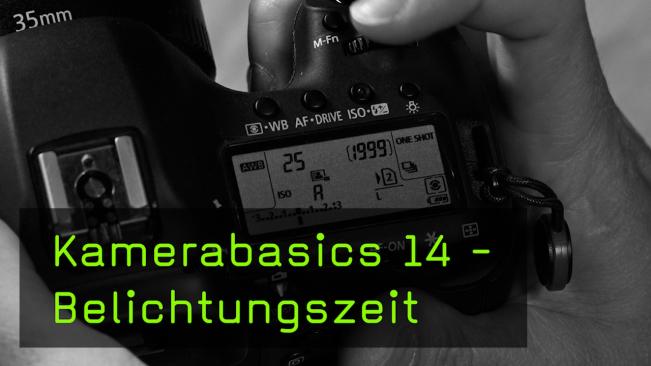 Belichtungszeit auswählen, verwackeln vermeiden