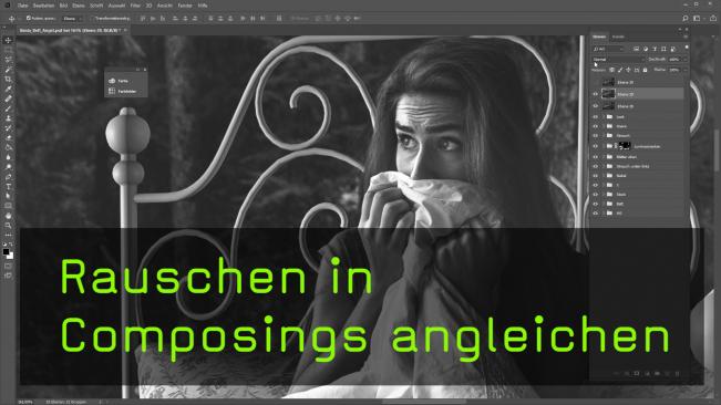 Rauschen in Composings angleichen