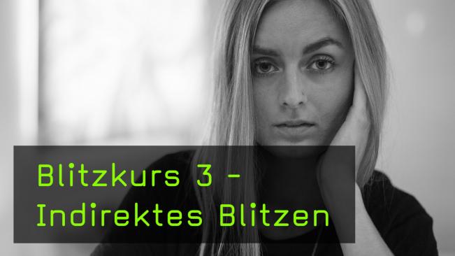 Das Blitzlicht reflektieren lassen und ansprechend ausleuchten