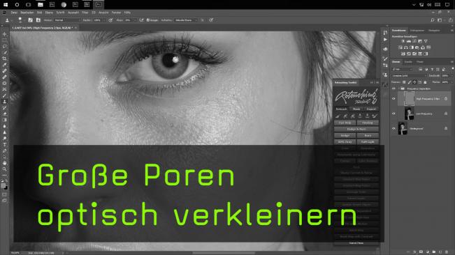 Hautunreinheiten retuschieren