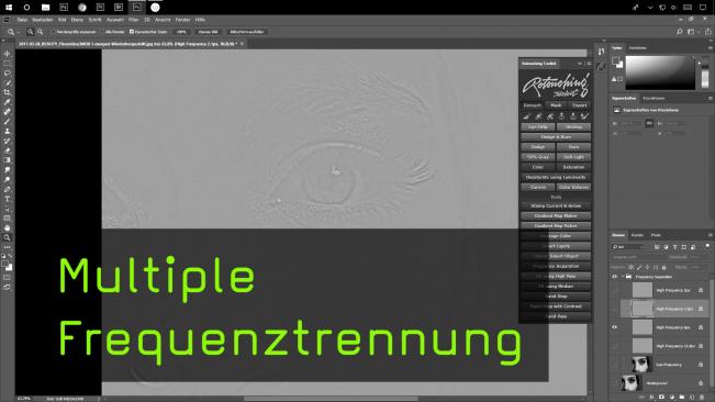 Bildbearbeitung mit Multipler Frequenztrennung