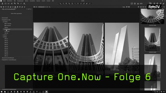 Capture One.Now Crashkurs zum Thema Bildstile