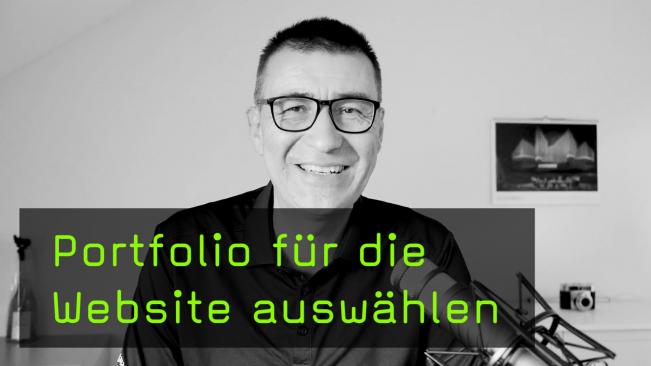 Portfolio auf der eigenen Website integrieren 