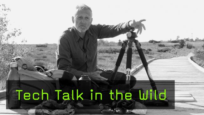 Raik Krotofil zeigt sein Fotoequipment für Landschaftsfotografie