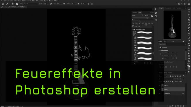 Feuereffekte in Photoshop erstellen