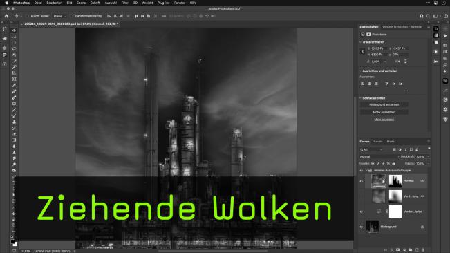 Ziehende Wolken simulieren