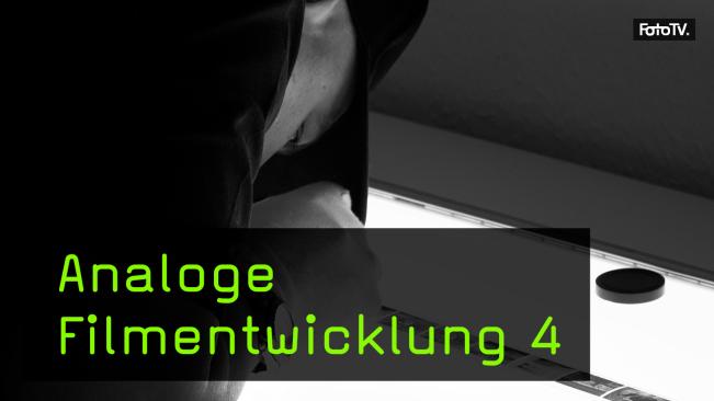 Das Schwarz-Weiß-Filmnegativ unter der Lupe