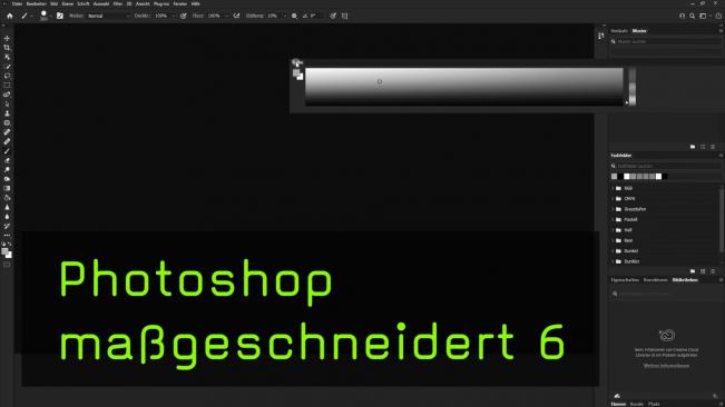 Panels in Photoshop konfigurieren