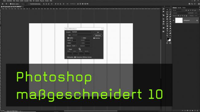 Photoshop Hilfslinien und Lineale konfigurieren