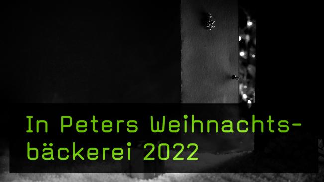 Peter van Bohemen fotografiert eine Weihnachtskarte