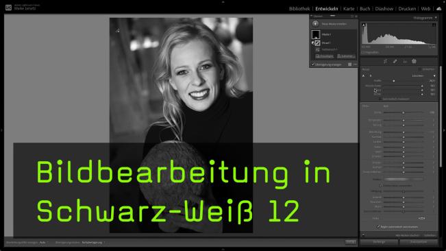 Die komplette Bildbearbeitung bei Schwarz-Weiß-Portraits