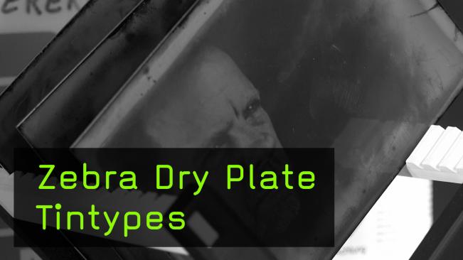 Analoge Fotografie auf Zebra Dry Plate Tintypes