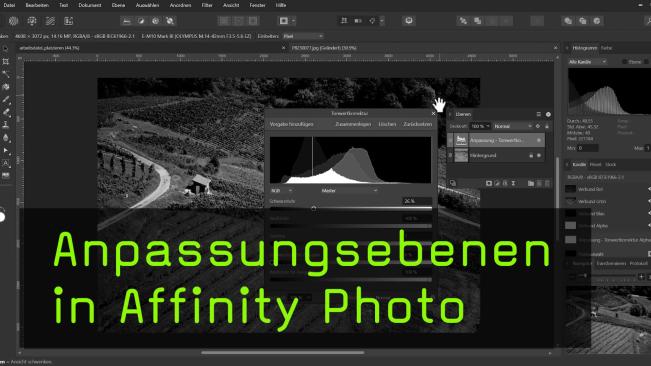 Arbeiten im Anpassungsebenen in Affinity Photo 2