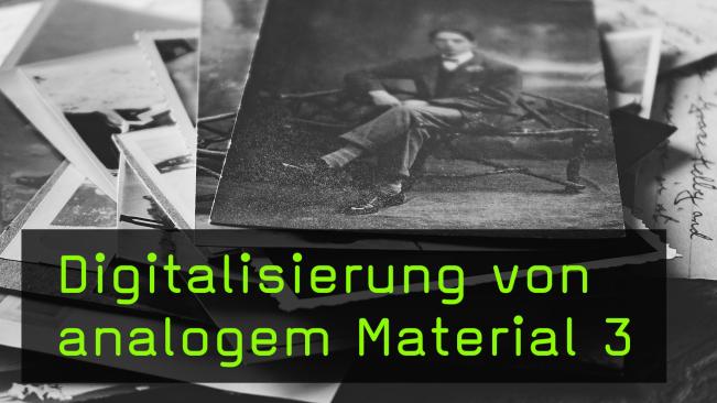Analoge Negative abfotografieren statt scannen