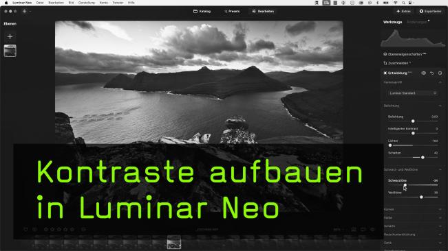 Kontraste in Luminar Neo verstärken