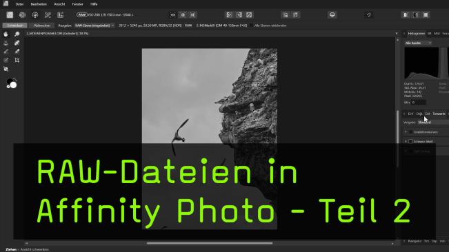 Umgang mit RAW-Dateien in Affinity Photo 2