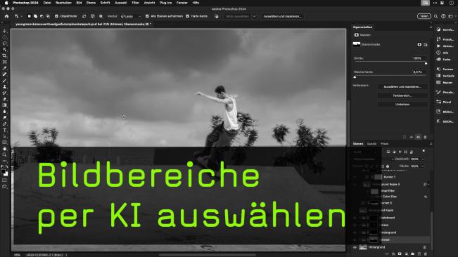 Objektauswahl per KI in Photoshop