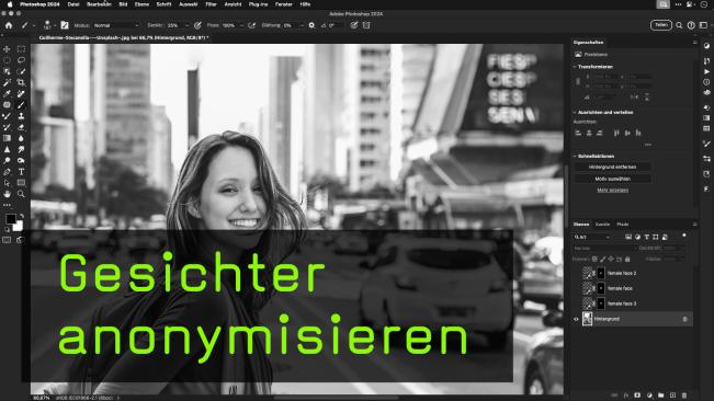 Gesichter in Streetfotos austauschen