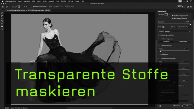 Transparente Motive ins Photoshop freistellen