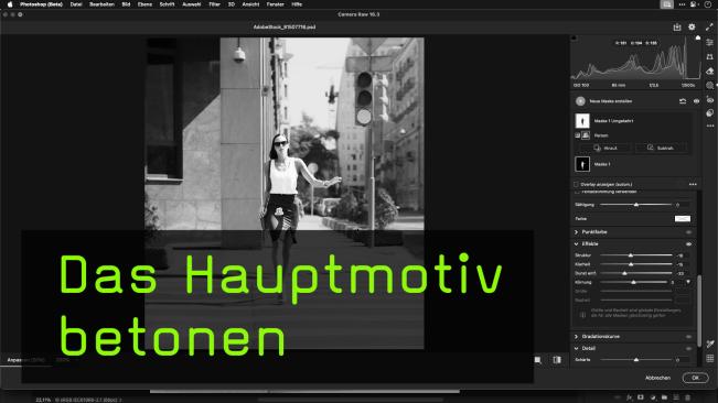 Hauptmotiv in Photoshop vom Hintergrund abheben 