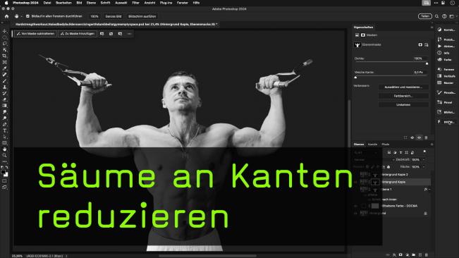 Photoshop: Säume an Freisteller-Kanten entfernen