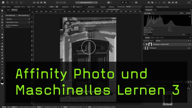 KI-Auswahl mit Stapelverarbeitung in Affinity Photo