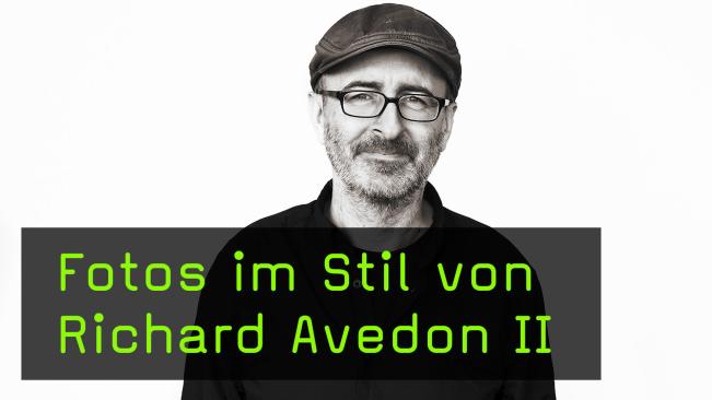 Schlichte Portraits mit Available Light im Stil von Richard Avedon