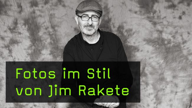 Portraits im Stil von Jim Rakete fotografieren