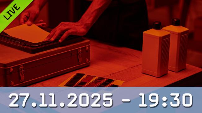 Schwarzweiß-Fotos entwickeln – Schritt für Schritt live