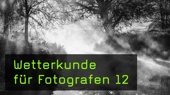 Dampfende Gewässer im Frühjahr fotografieren