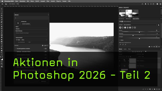 Photoshop Aktionen fehlerfrei erstellen