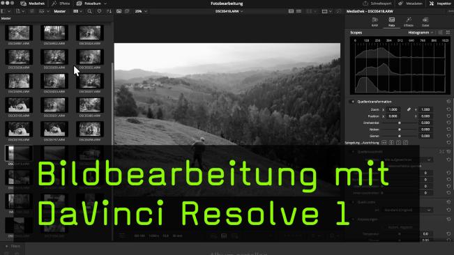 DaVinci Resolve für Fotografen: So gelingt der Einstieg