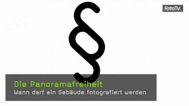 Wann darf ein Gebäude fotografiert werden