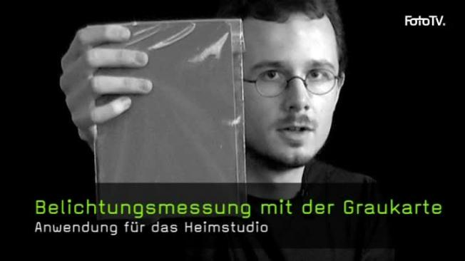 Belichtungsmessung, Graukarte, Studio, Fotokurs