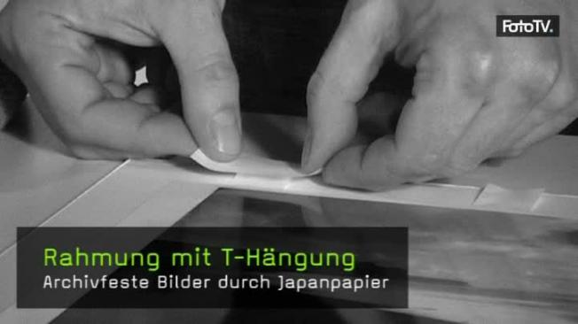 rahmung mit T-hängung