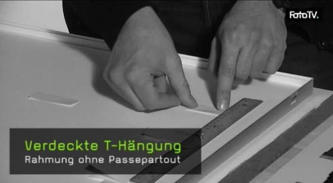 verdeckte t-hanung, japanpaper, bildpräsentation