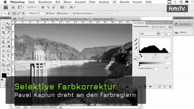selektive Farbkorrektur in Photoshop