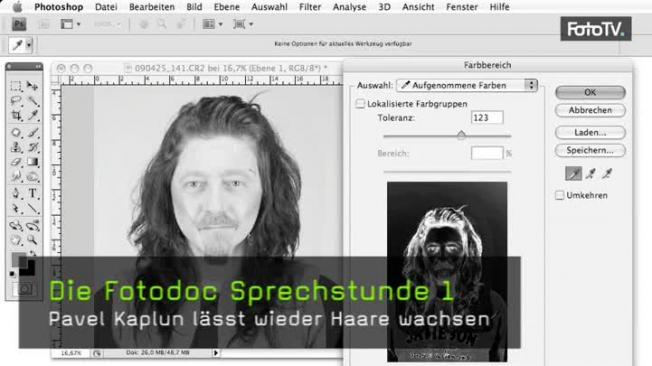 Kaplun Bildbearbeitung Haare einfügen
