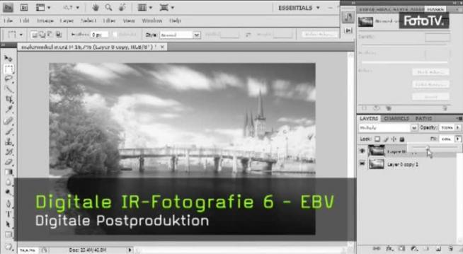 Infrarotfotografie, IR-Fotografie, digitale Bildbearbeitung