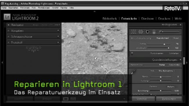 Reparaturwerkzeug Lightroom