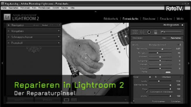 Reparaturpinsel Lightroom