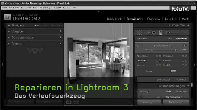 Verlaufswerkzeug Lightroom