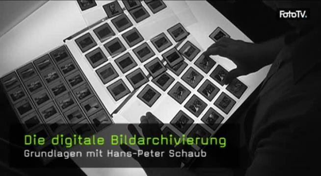 Hans-Peter Schaub, Analog, Digital, Archivierung, Negative, Datenbank
